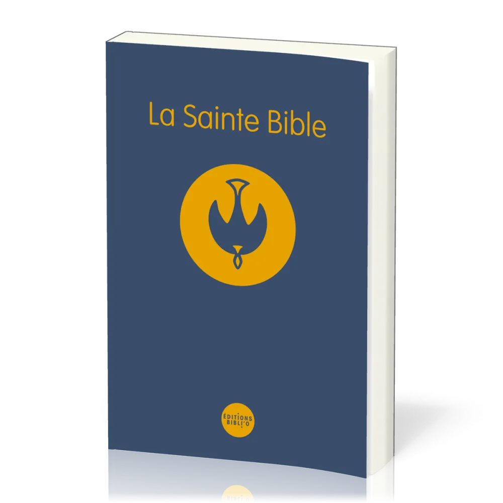 Bible Colombe broché - Couverture souple bleue