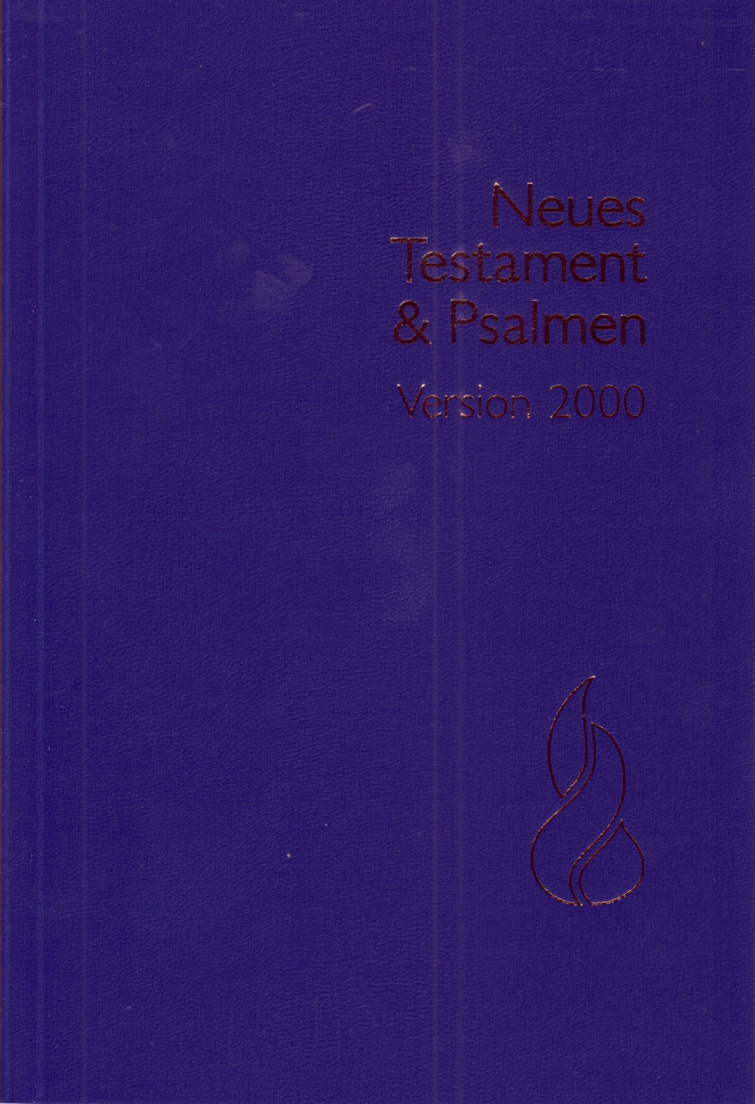 NT et Psaumes Schlachter, broché bleu, gros caractères