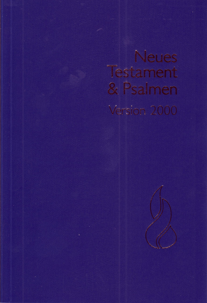 NT et Psaumes Schlachter, broché bleu, gros caractères