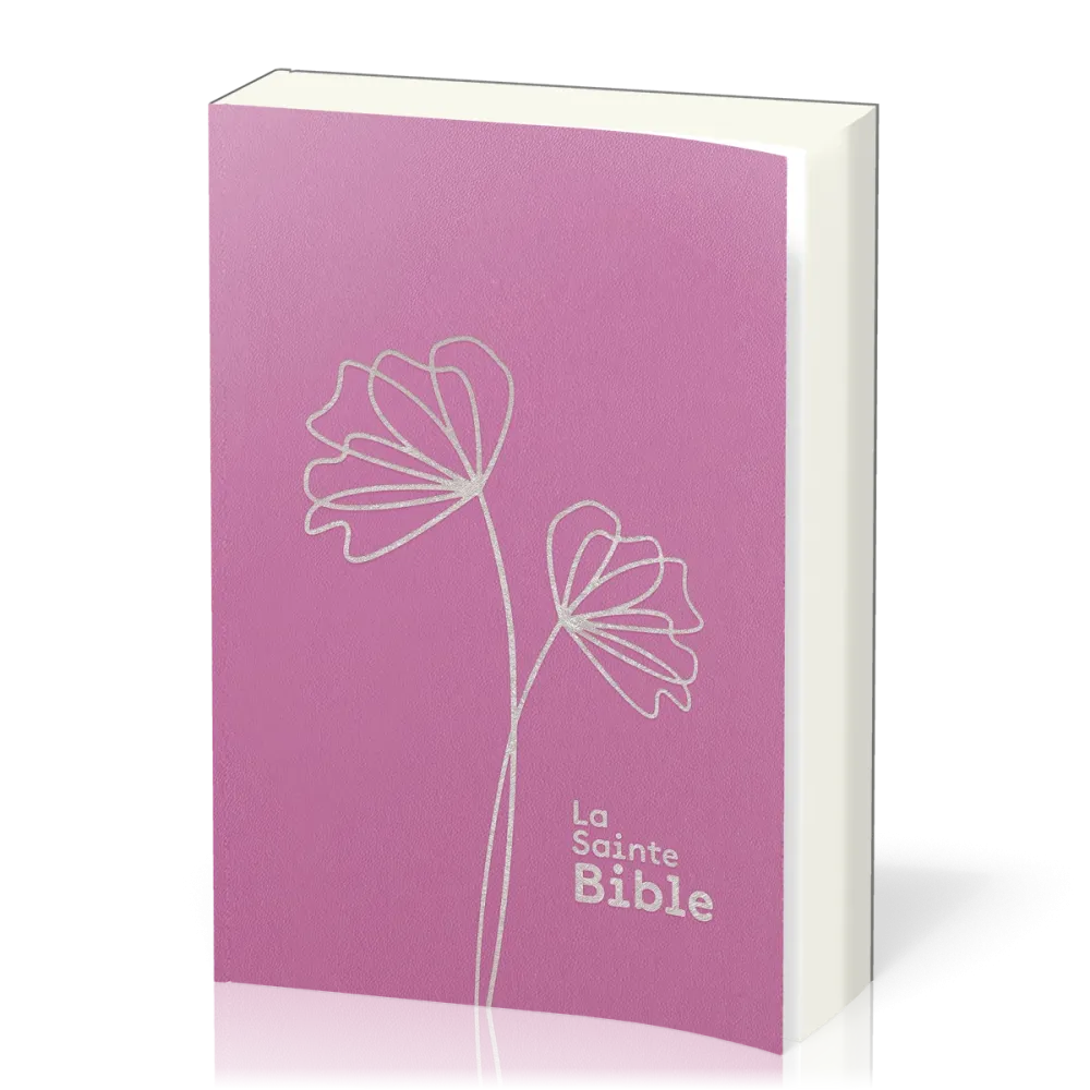 Bible Segond 1910 souple rose