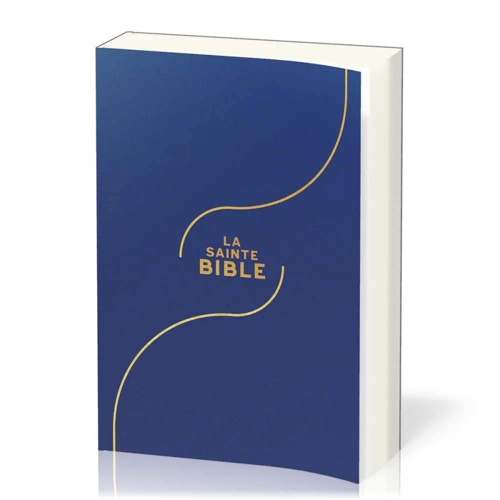 Bible Segond 1910 souple bleu brillant