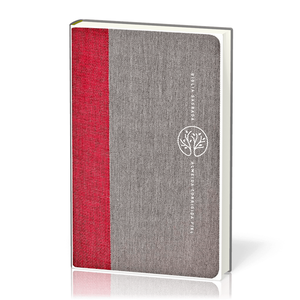 Portugais, Bible ACF - A Bíblia sagrada souple rouge et grise