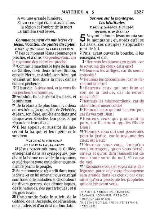 Bible Segond 1910 gros caractères similicuir bordeaux, onglets, tranche or