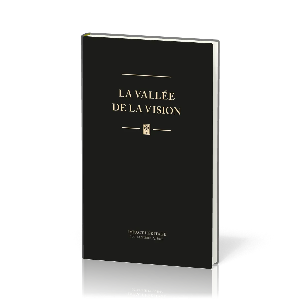 Vallée de la vision (La) - relié, cuir, tranche or