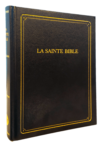 Bible Segond 1910 compacte noire rigide onglets