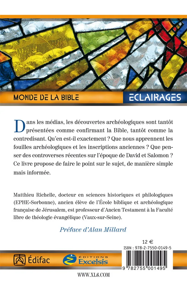 Bible et l'archéologie (La) - collection: Éclairages 01