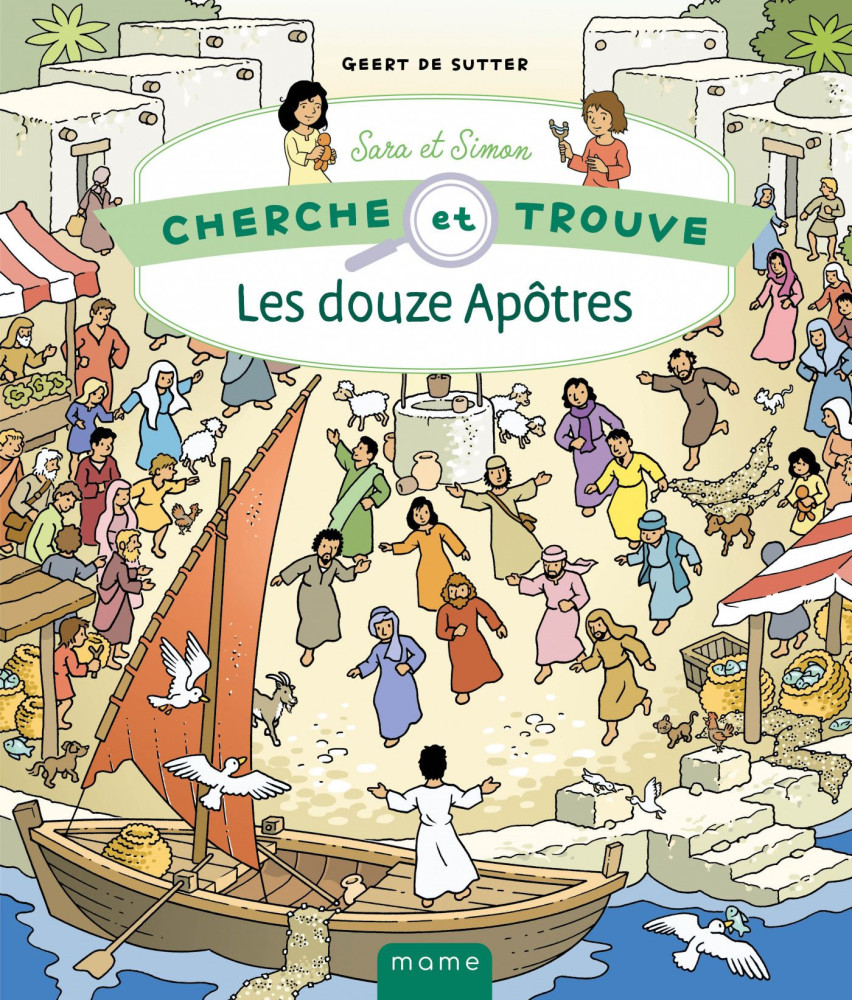 Cherche et trouve Sara et Simon - Les douze apôtres