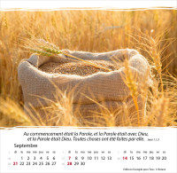 Calendrier Vivre - cartes postales avec méditations