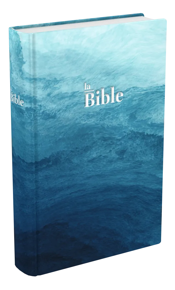 Bible Darby 2024 compact, rigide bleu