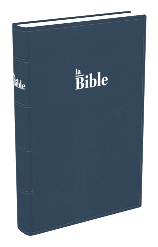 Bible Darby 2024 grand format, souple bleu