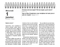 Calendrier Bonne Semence Français A4 - Gros caractères