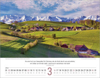 Calendrier Paysages Suisses - allemand