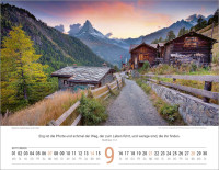 Calendrier Paysages Suisses - allemand