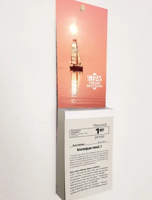Calendrier Trésor quotidien - à effeuiller