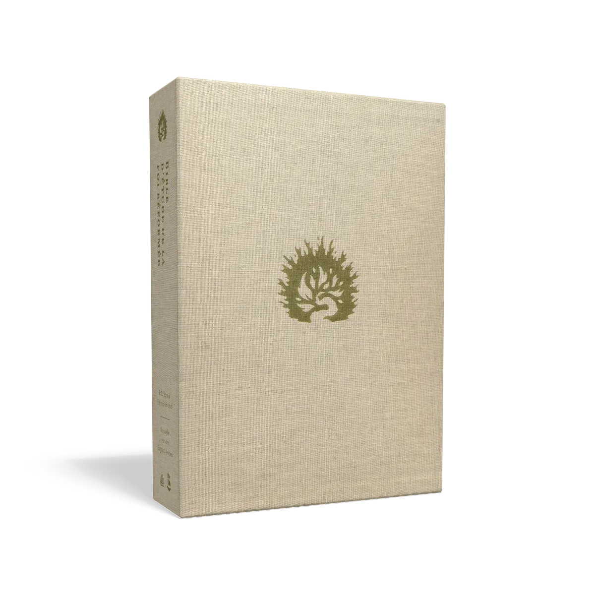 Bible Colombe - Bible d'étude de la foi réformée - Brun clair, similicuir