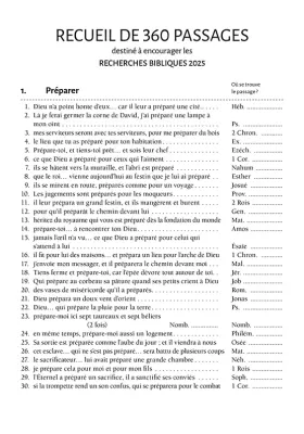Recueil de 360 passages, avec l'indication des livres