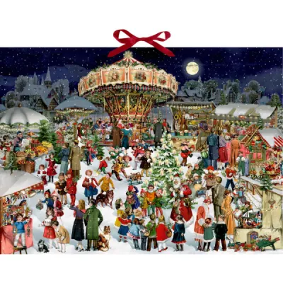 Calendrier de l'avent Marché de Noël