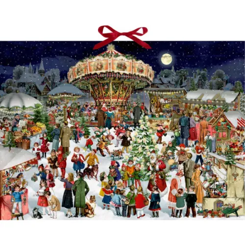 Calendrier de l'avent Marché de Noël
