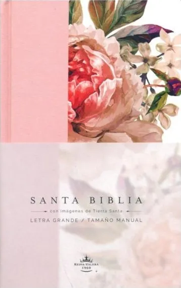 Espagnol Bible RVR 1960 - Rose et fleurs - Letra grande