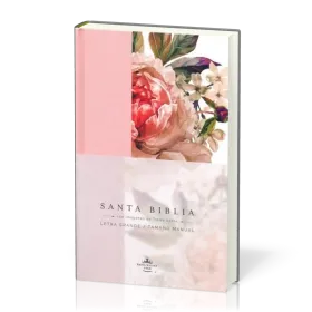 Espagnol Bible RVR 1960 - Rose et fleurs - Letra grande