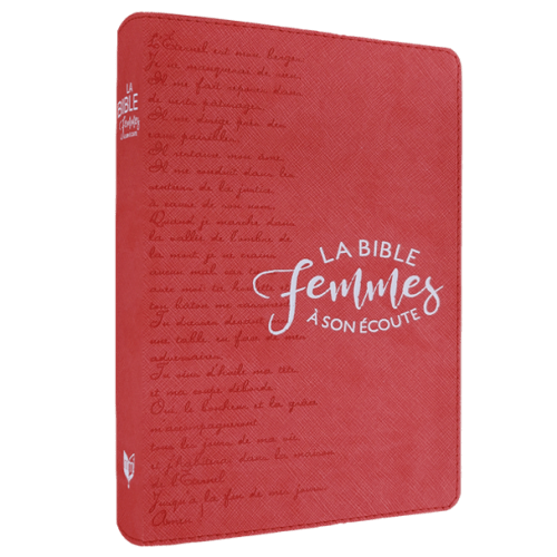 Bible Segond 1910 Femmes à son écoute - souple Corail et texte