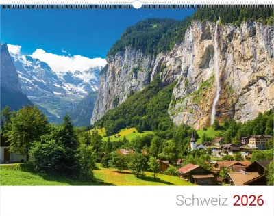Calendrier Paysages Suisses - anglais