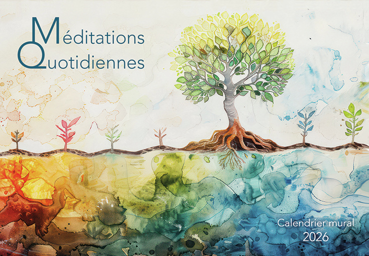 Calendrier Méditations Quotidiennes - bloc à effeuiller - mural