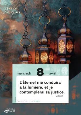Calendrier Perles Précieuses - bloc à effeuiller et plaque