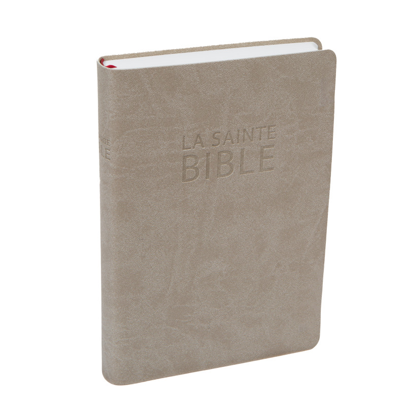 Bible Darby édition de Rolle 2022 - simili cuir beige souple