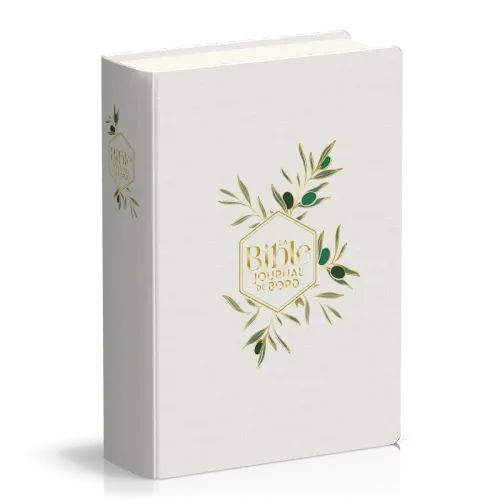 Bible Segond 21 Journal de bord - couverture souple toile blanche