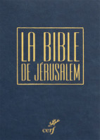 Bible de Jérusalem de poche, reliée similicuir bleue