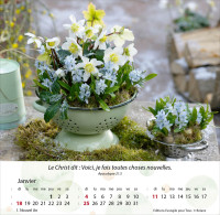 Calendrier Jardins - Merveilles de la création