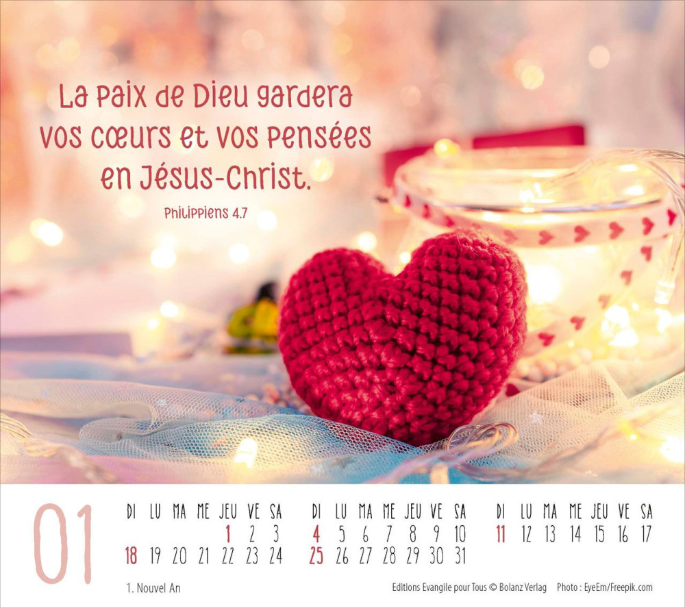 Calendrier Merci - avec cartes postales panoramiques