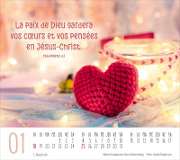 Calendrier Merci - avec cartes postales panoramiques