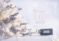 Calendrier De tout coeur avec toi - cartes postales panoramiques