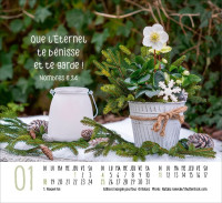 Calendrier Harmonie - mini de table