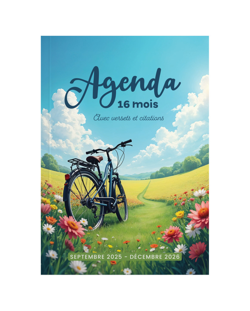 Agenda 16 mois 2025-2026