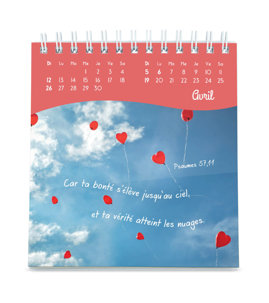 Calendrier De tout coeur