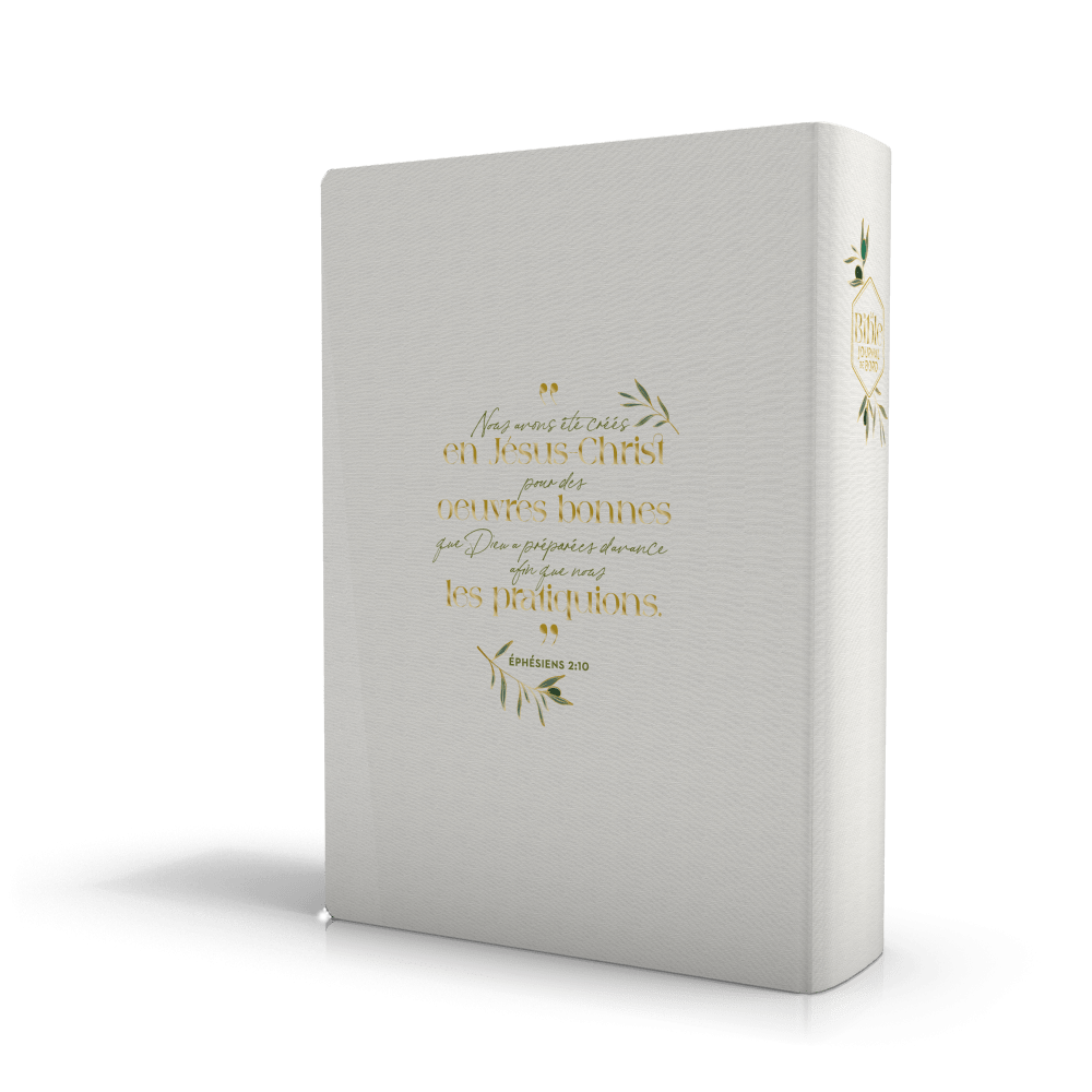 Bible Segond 21 Journal de bord - couverture souple toile blanche
