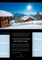 Calendrier Lumière de vie - Allemand