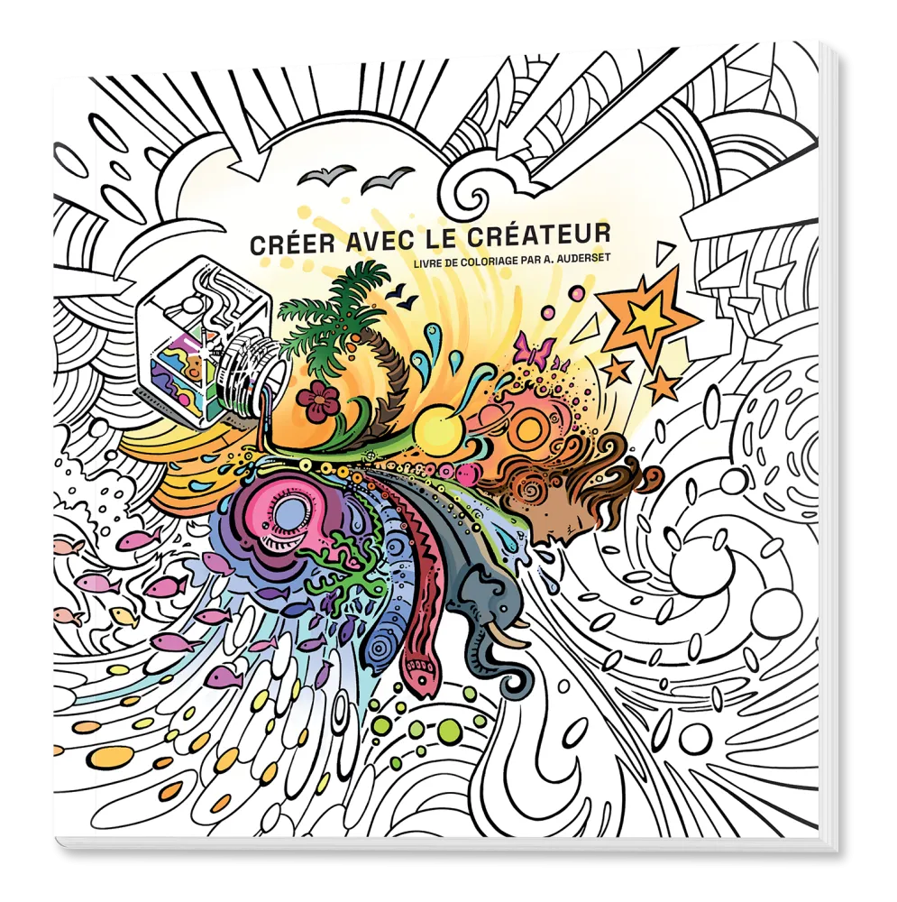 Créer avec le créateur - Livre de coloriage par A. Auderset