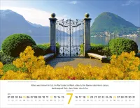 Calendrier Paysages Suisses - allemand