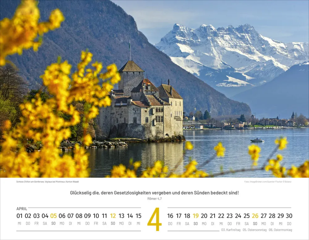 Calendrier Paysages Suisses - allemand