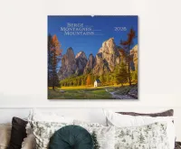 Calendrier Montagnes - trilingue, poster mural