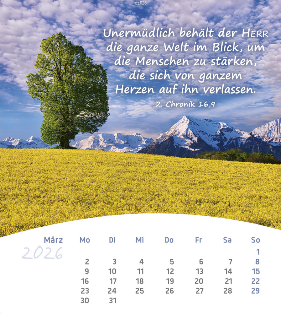 Calendrier La Vie pour toi - allemand -  cartes postales