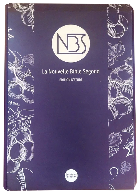 Bible NBS - étude - souple similicuir prune