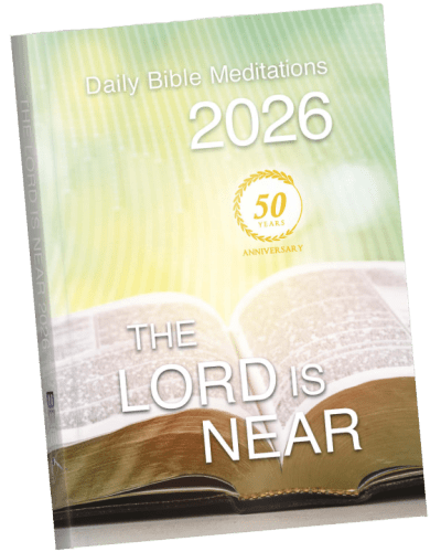The Lord is near - Daily Bible Meditations - broché