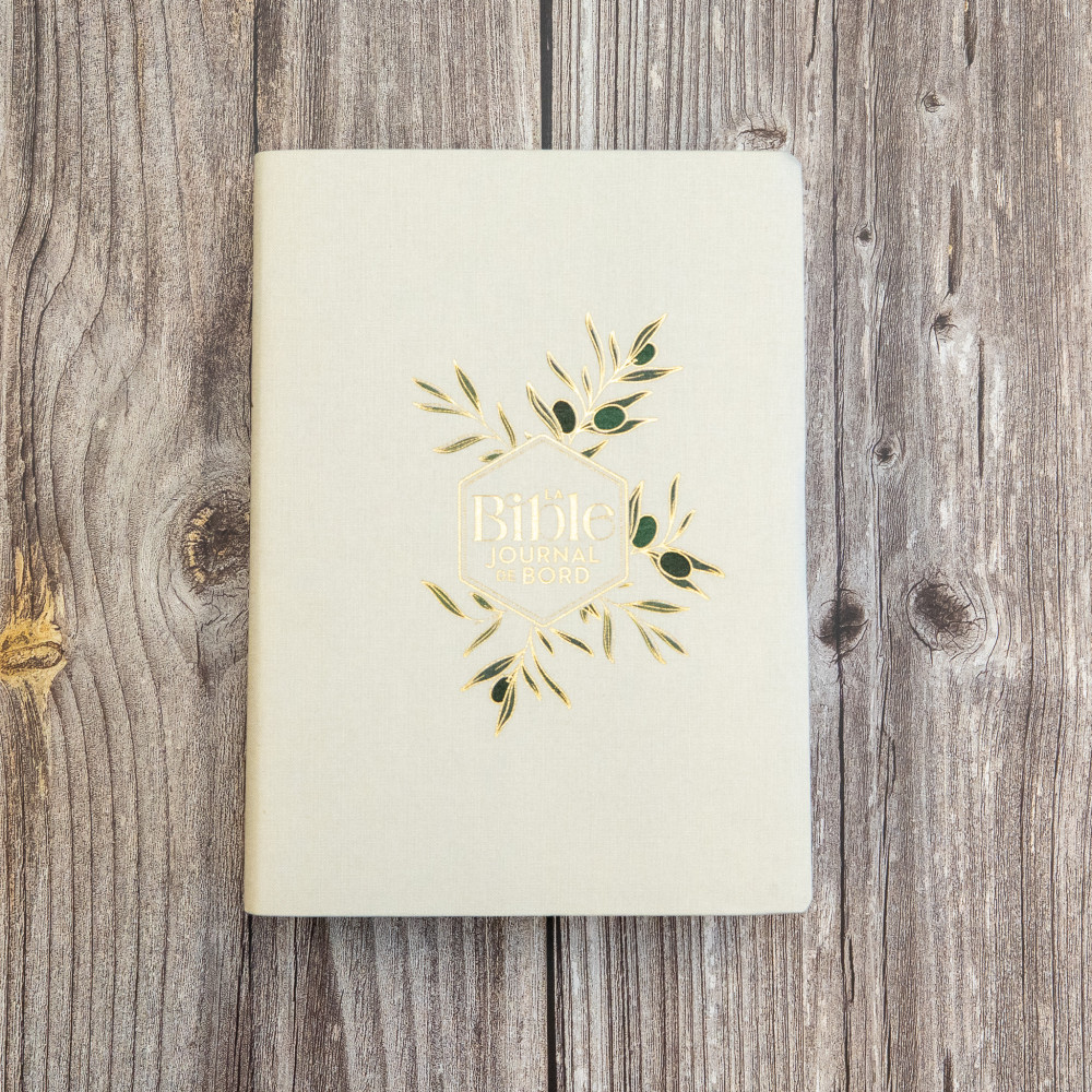Bible Segond 21 Journal de bord - couverture souple toile blanche