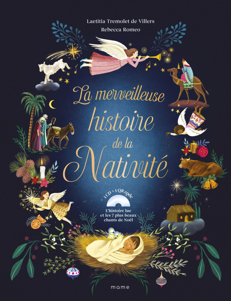 Merveilleuse histoire de la nativité (La) - Livre CD - réédition