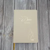Bible NEG MacArthur semi-rigide, toile beige